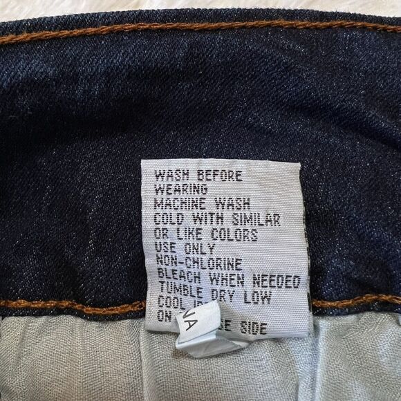 MINERVA CLOTHING Women's Jeans Sz 9 Navy 3 Pockets Stretch Embroidery Rhinestone - Picture 11 of 13